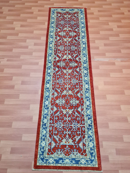 3'0X11'0 Ziegler Runner Hand Knotted 100% Wool Area rug